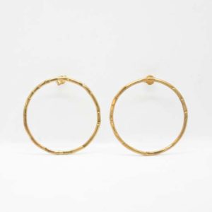 Earrings Rings Forged Gold