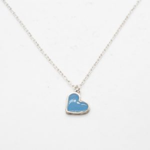 Heart Necklace Silver