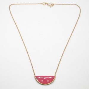 Watermelon Gold Necklace
