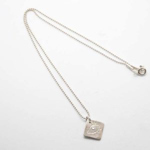 Necklace Silver Eyelet