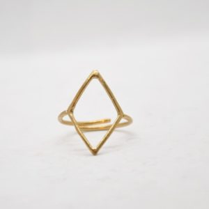 Toucan Ring Rhombus Light Gold