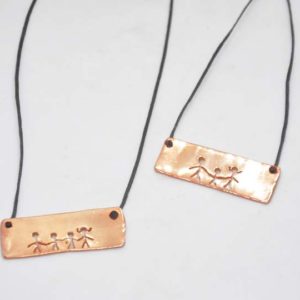 Necklace Family Identity Pink-Gold