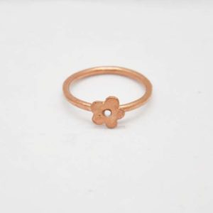 Δαχτυλίδι Λουλούδι Ροζ-Χρυσό