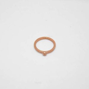 Δαχτυλίδι Βεράκι Με Μπίλια Ροζ-Χρυσό