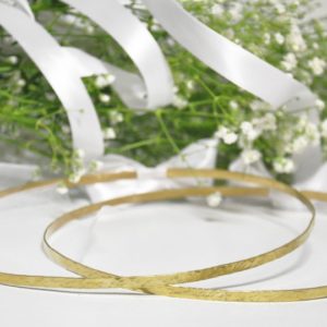 Wedding Wreaths Flat Forged Gold