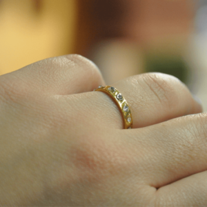 Δαχτυλίδι Βεράκι Με Swarovski Χρυσό