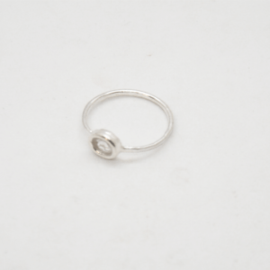 Δαχτυλίδι Βεράκι Με Κρύσταλλο Ασημένιο