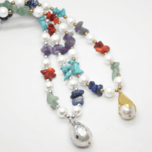Necklace With Colorful Stones