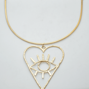 Barn Heart Heart Necklace Gold