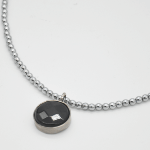 Necklace With Silver Stones