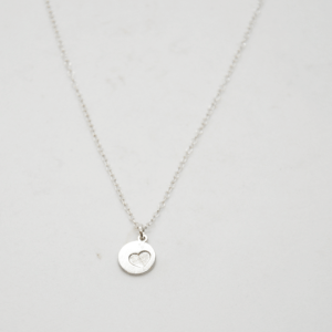 Necklace With Engraved Silver Heart