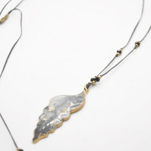 Shell Necklace Marble Gold