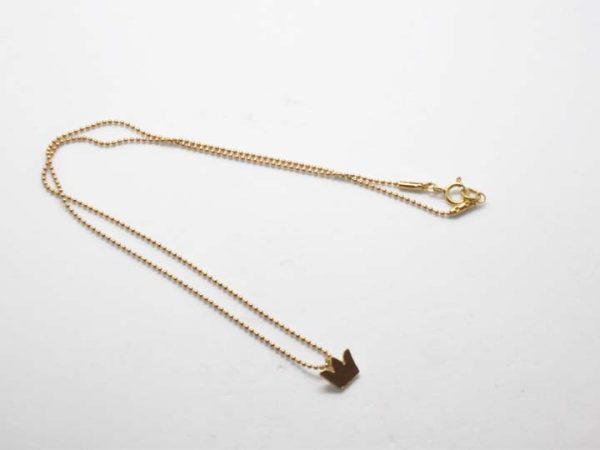 Gold Crown Necklace