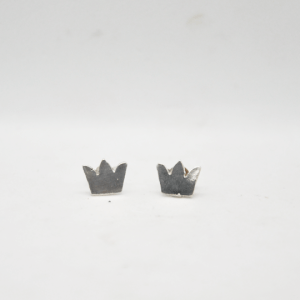 Earrings Silver Crowns