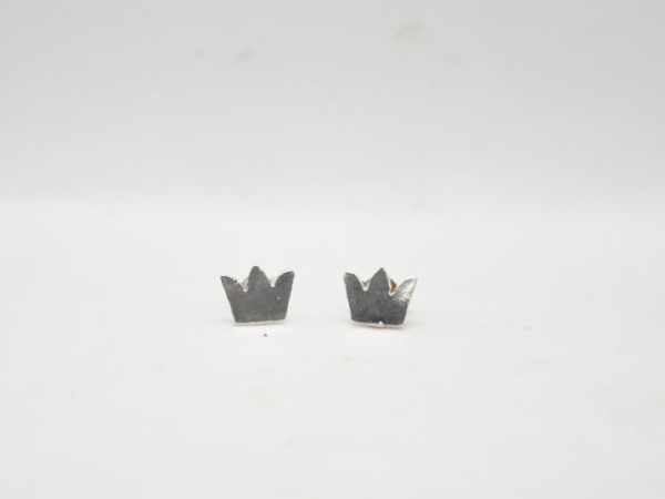 Earrings Silver Crowns