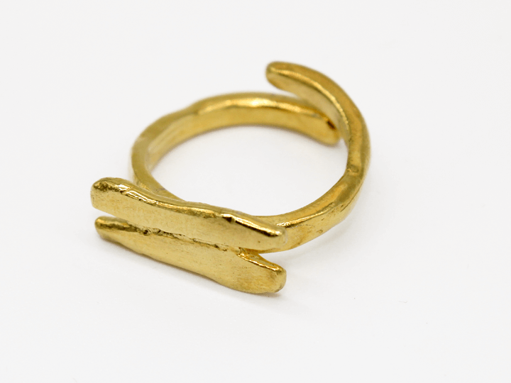 Δαχτυλίδι Ακανόνιστο Χρυσό